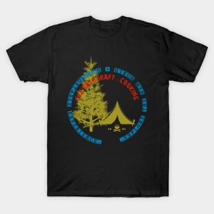 bushcraft cooking outdoor camping T-Shirt